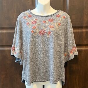 Democracy Embroidered Top